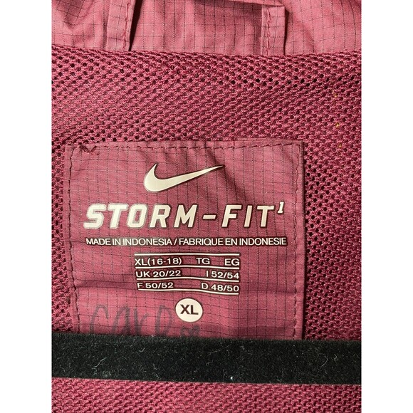 Nike Storm Fit Jacket Women's Size XLarge ASU Swim Dive Full Zip Insulated - Picture 13 of 16